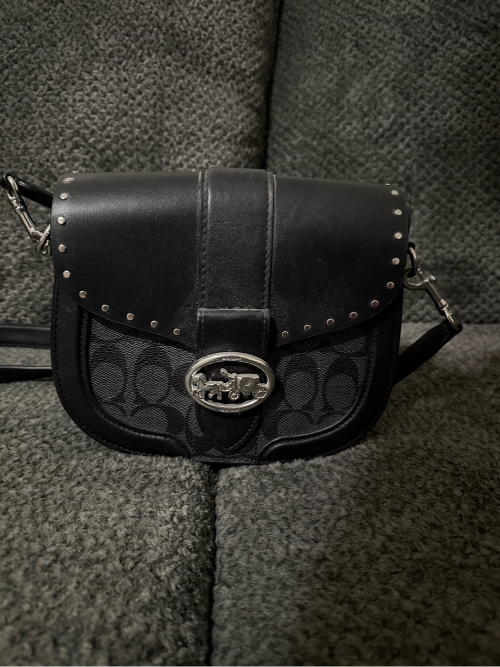 Coach Georgie Saddle crossbody bag